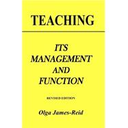 Teaching : Its Management and Function