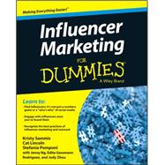 Influencer Marketing for Dummies 9781119114093