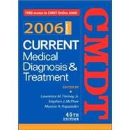 Current Medical Diagnosis & Treatment, 2006 9780071454100
