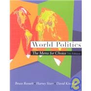 World Politics : The Menu for Choice