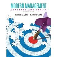 Modern Management Plus MyManagementLab with Pearson eText -- Access Card Package 9780133254105
