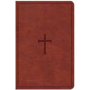 CSB Compact Ultrathin Bible, Brown LeatherTouch 9781433644115