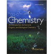 Chemistry & Modified MasteringChemistry with Pearson eText -- ValuePack Access Card -- for Chemistry An Introduction to General, Organic, and Biological Chemistry Package 9780133874129