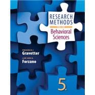Research Methods for the Behavioral Sciences 9781305104136