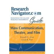 Research Navigator Comm Guide: Mass Comm 9780205524143
