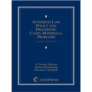 Antitrust Law, Policy, and Procedure Cases, Materials, Problems 9781531014148