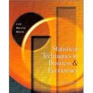 Statistical Techniques in Business and Economics W/ Student CD and PowerWeb 9780072874167