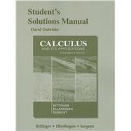 Students Solutions Manual for Calculus and Its Application, Expanded Version 9780321844170