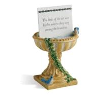 Scripture Keeper Birdbath