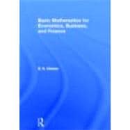 Basic Mathematics for Economics, Business and Finance 9780415664196