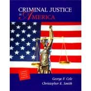 CRIMINAL JUSTICE IN AMERICA 9780534244200