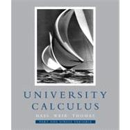 University Calculus, Part One (Single Variable, Chap 1-9) 9780321454201