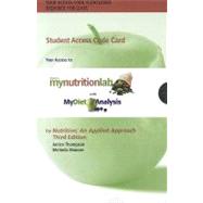 MyNutritionLab with MyDietAnalysis with Pearson eText -- Standalone Access Card -- for Nutrition An Applied Approach 9780321804204