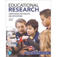 Educational Research Competencies for Analysis and Applications 9780134784229