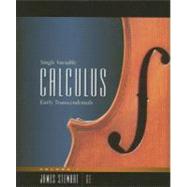 Single Variable Calculus Early Transcendentals, Volume 1 9780495384250