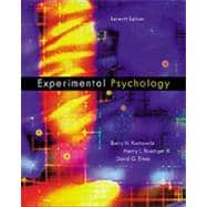 Experimental Psychology Understanding Psychological Research (with InfoTrac) 9780534364267