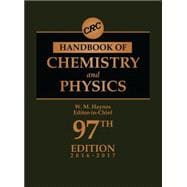 CRC Handbook of Chemistry and Physics, 97th Edition 9781498754286