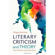 Literary Criticism and Theory: From Plato to Postcolonialism 9780415544313