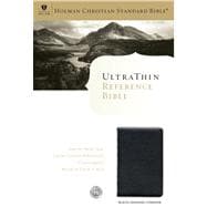 HCSB Ultrathin Reference Bible, Black Genuine Cowhide 9781586404314