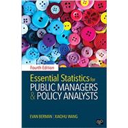 Essential Statistics for Public Managers & Policy Analysts 9781506364315