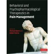 Behavioral and Psychopharmacologic Pain Management 9780521884341