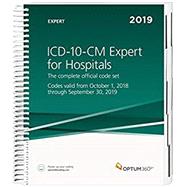 ICD-10-CM Expert for Hospitals 2019 9781622544349