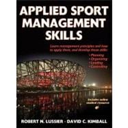 Applied Sport Management Skills With Web Resource 9780736074353