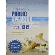Experiences in Public Speaking 9781465274366