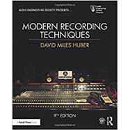 Modern Recording Techniques 9781138954373