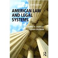 American Law and Legal Systems 9781138654396