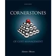 Cornerstones of Cost Management 9781111824402