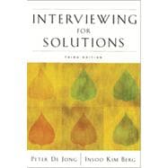 Interviewing for Solutions, 3rd Edition 9781133334408