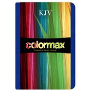 KJV Large Print Compact Bible, Electric Blue Colormax LeatherTouch 9781433614408