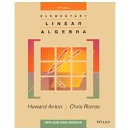 Elementary Linear Algebra 9781118434413