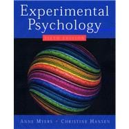 Experimental Psychology 9780534634414