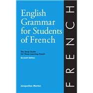 English Grammar for Students of French 9780934034425
