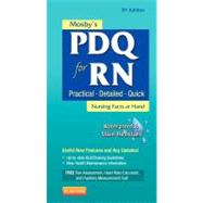 Mosby's PDQ for RN 9780323084451