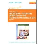 Veterinary Dentistry for the Technician and Office Staff - Pageburst Retail (User Guide and Access Code) 9781455734481