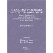 Corporations, Other Limited Liability Entities and Partnerships, Statutory Supplement, 2020-2021 9781684674503
