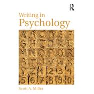 Writing in Psychology 9780415854511