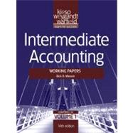 Intermediate Accounting, 14th Edition, Volume 1, Working Papers , 14th Edition 9781118014516