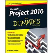 Project 2016 for Dummies 9781119224518