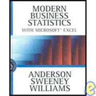 Modern Business Statistics With Microsoft Excel