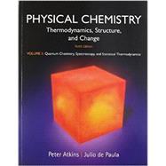 Physical Chemistry, Volume 2 Quantum Chemistry, Spectroscopy, and Statistical Thermodynamics 9781464124525