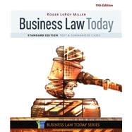 Business Law Today, Standard Text & Summarized Cases 9781305644526