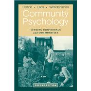 Community Psychology Linking Individuals and Communities 9780534634544