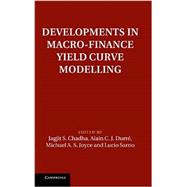 Developments in Macro-finance Yield Curve Modelling 9781107044555