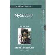 NEW MySocLab Student Access Code Card for Society The Basics (standalone) 9780205194575