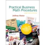 Practical Business Math Procedures Brief Edition with Student DVD, wsjinsert,BuMath Handbook 9780077214579