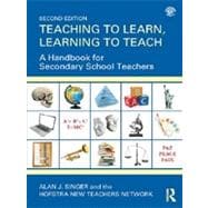 Teaching to Learn, Learning to Teach: A Handbook for Secondary School Teachers 9780415534598